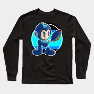 Haunted Mega Man Long Sleeve T-Shirt